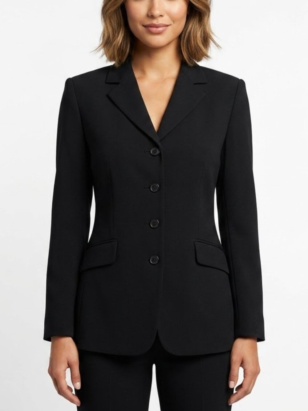 ALFANI Corporate Goth 90s Minimalist Triacetate Blazer - Size 10